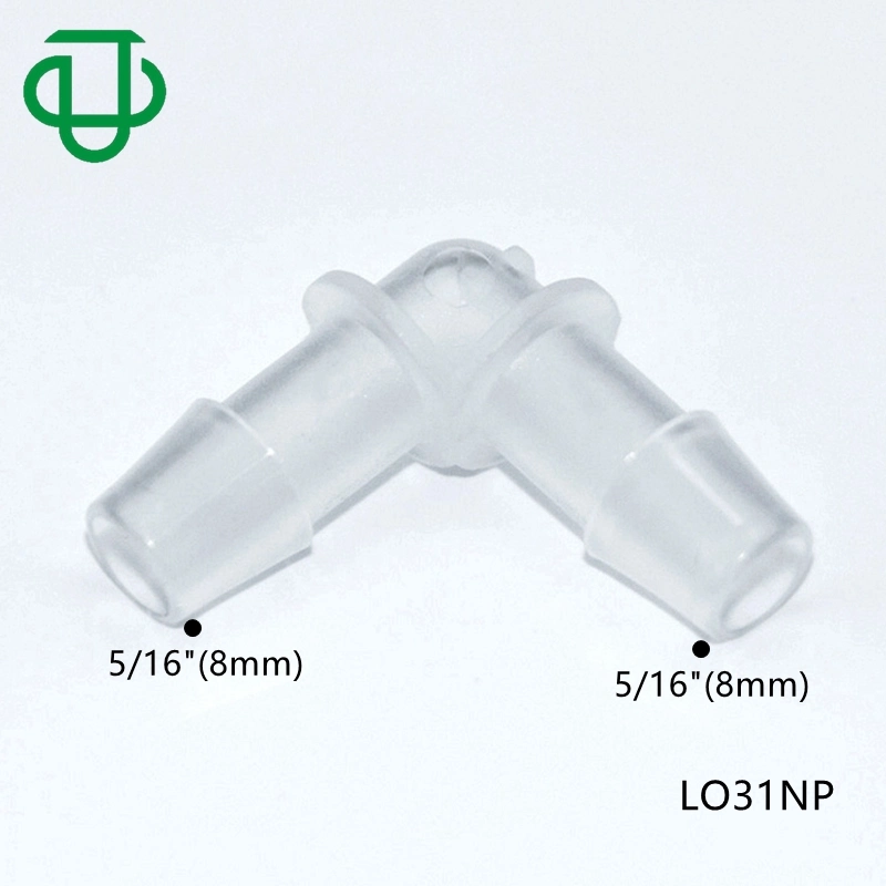 5/16" 7.9mm Elbow Tube Barbed Connectors Plastic Hose Barb Fittings for Water