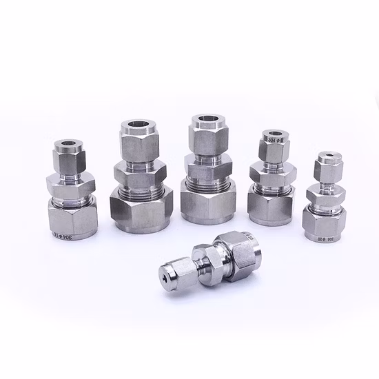 Rohrverschraubung für Laborinstrumententafeln mit 1/4 Zoll NPT-Gewinde